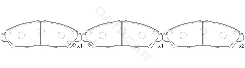 Тормозные колодки SB NAGAMOCHI BP28006
