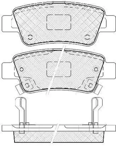 Тормозные колодки SB NAGAMOCHI BP28809