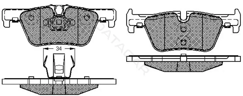 Тормозные колодки SB NAGAMOCHI BP32002