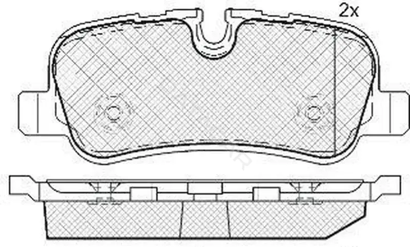 Тормозные колодки SB NAGAMOCHI BP47485