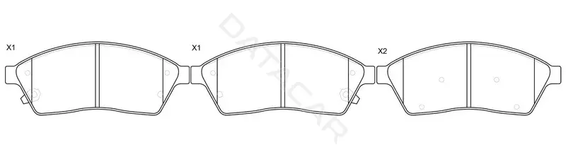 Тормозные колодки SB NAGAMOCHI BP51006
