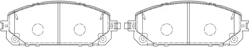 Тормозные колодки SB NAGAMOCHI BP52003