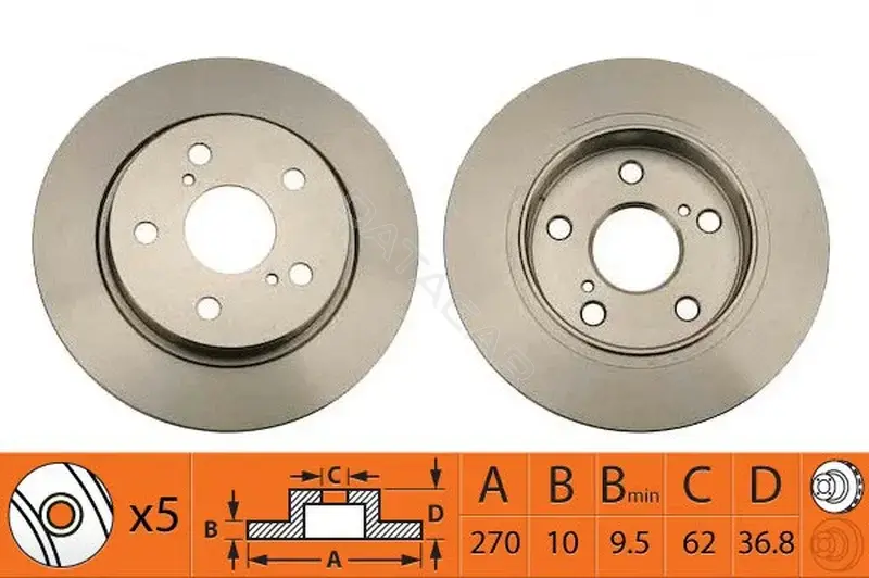 Тормозные диски SB NAGAMOCHI BR21184