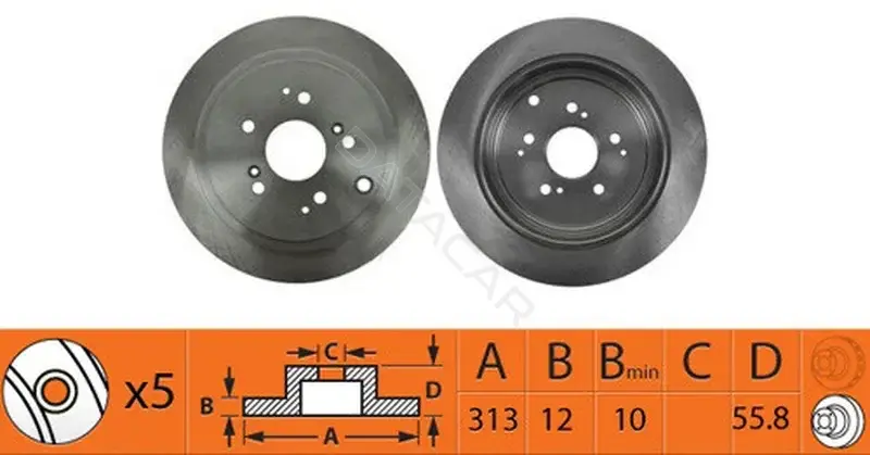 Тормозные диски SB NAGAMOCHI BR28134
