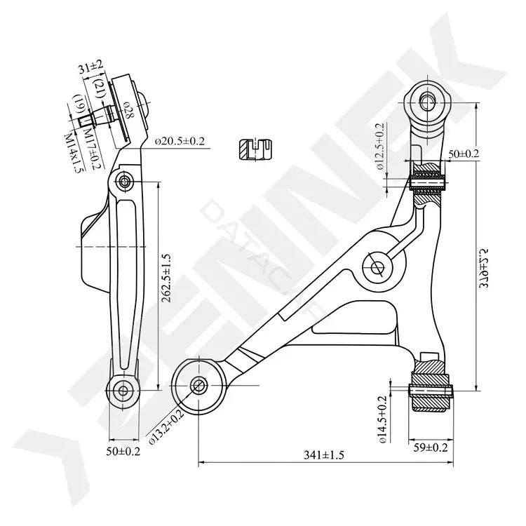 Рычаги ZENNEK DCA0138