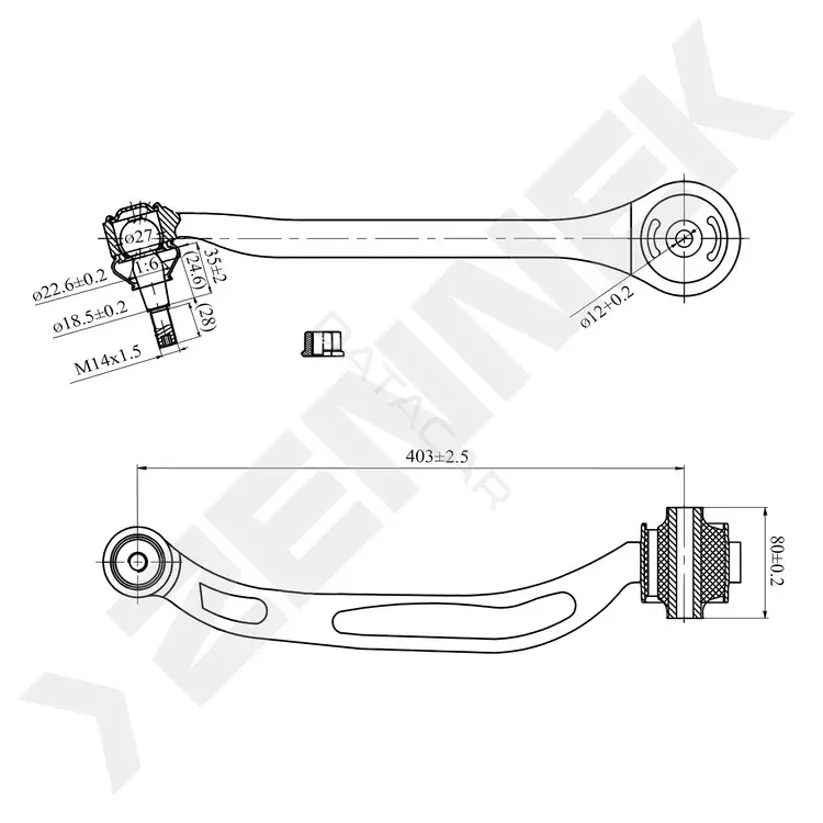 Рычаги ZENNEK DCA0146