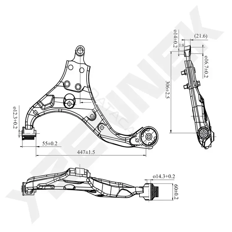 Рычаги ZENNEK DCA0154