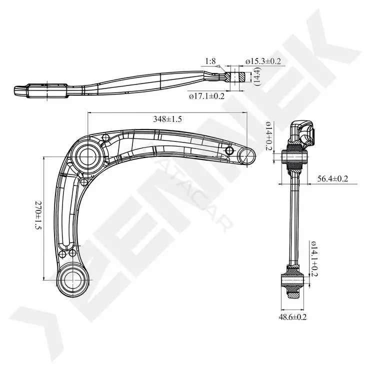 Рычаги ZENNEK DCA0183