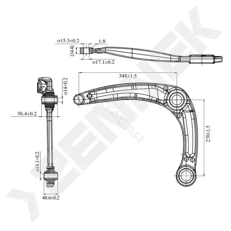 Рычаги ZENNEK DCA0184