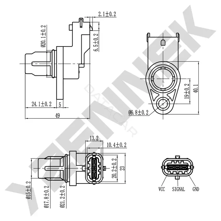 Датчик распредвала ZENNEK DCS0229