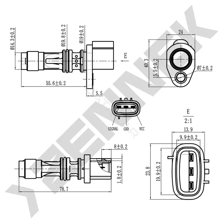 Датчик распредвала ZENNEK DCS0310