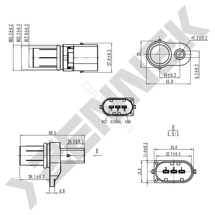 Датчик распредвала ZENNEK DCS0330