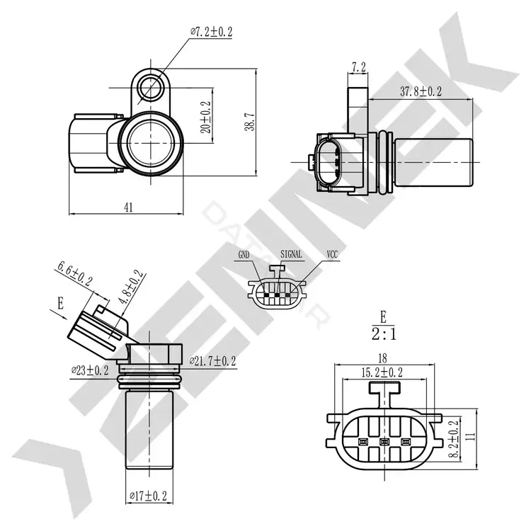 Датчик распредвала ZENNEK DCS0397