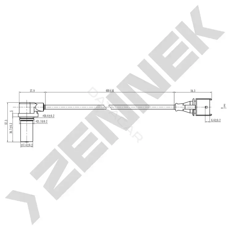 Датчик коленвала ZENNEK DCS0052