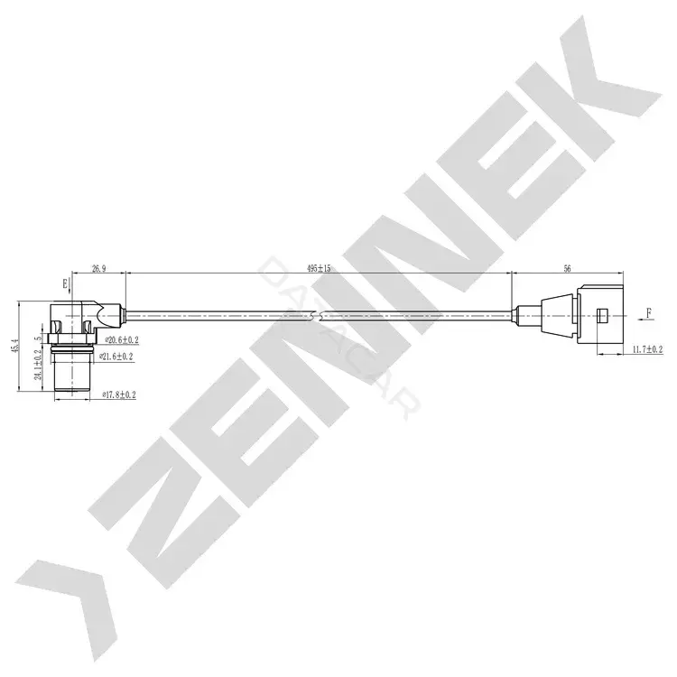 Датчик коленвала ZENNEK DCS0054