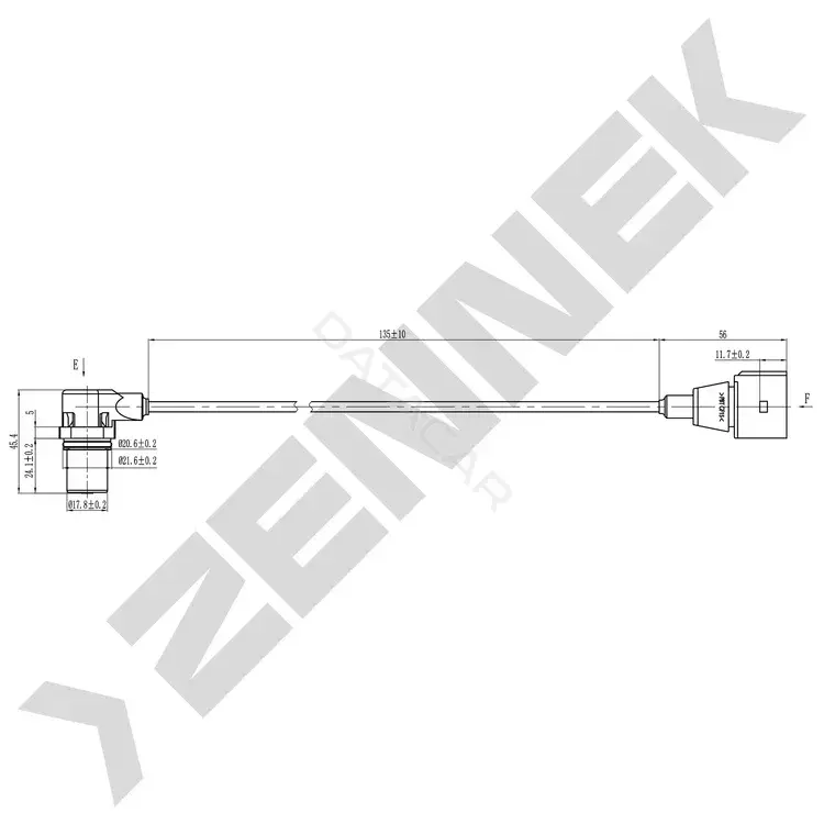 Датчик коленвала ZENNEK DCS0081