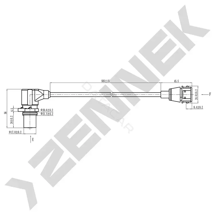 Датчик коленвала ZENNEK DCS0105