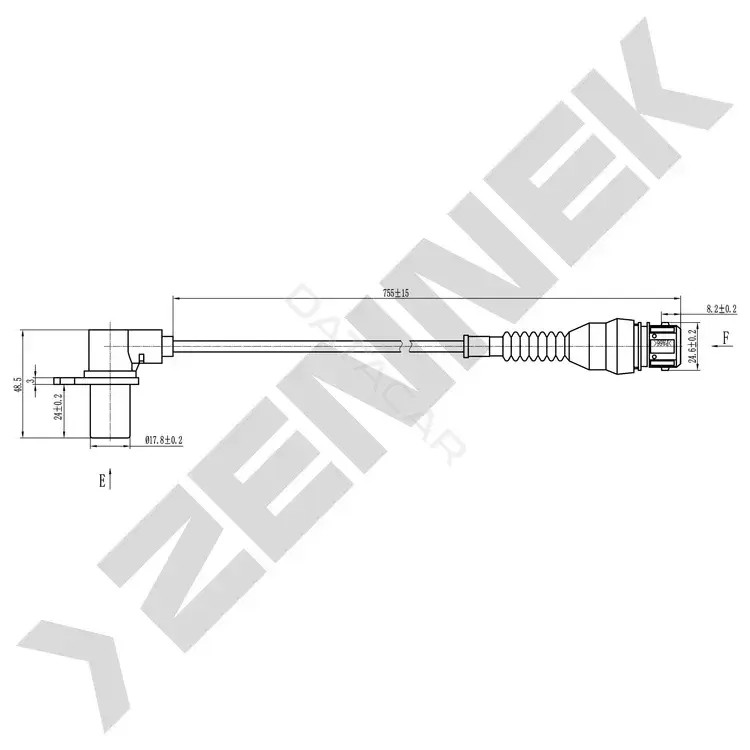 Датчик коленвала ZENNEK DCS0116