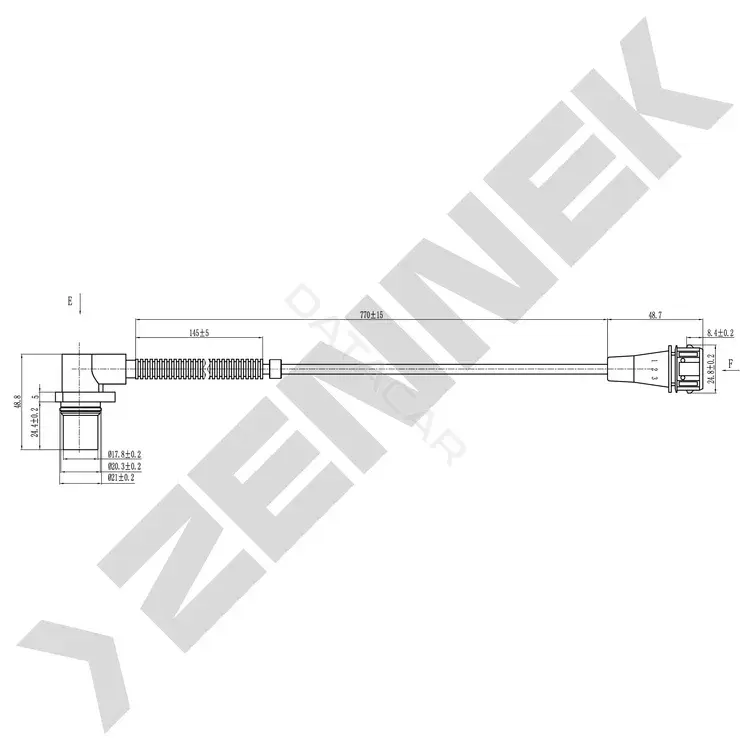 Датчик коленвала ZENNEK DCS0119