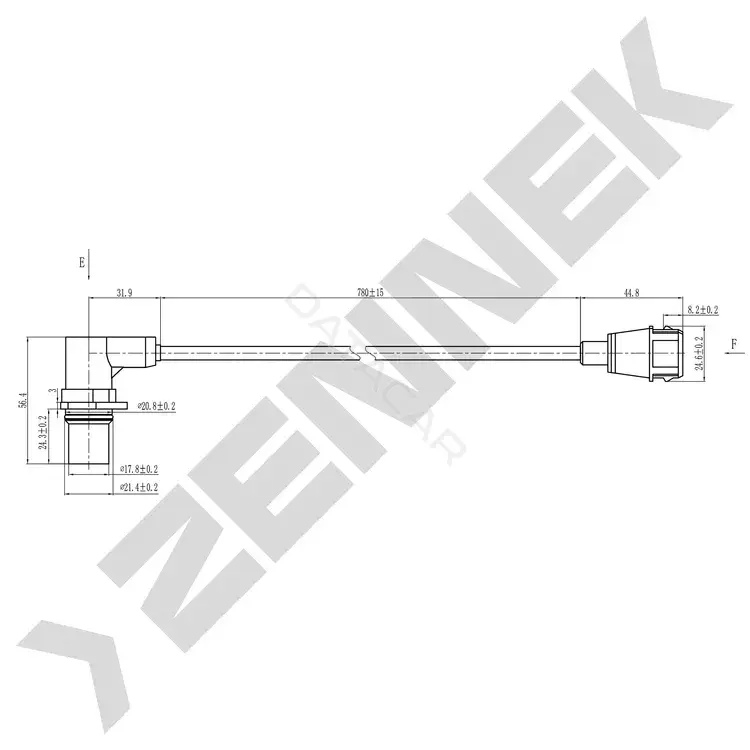 Датчик коленвала ZENNEK DCS0120
