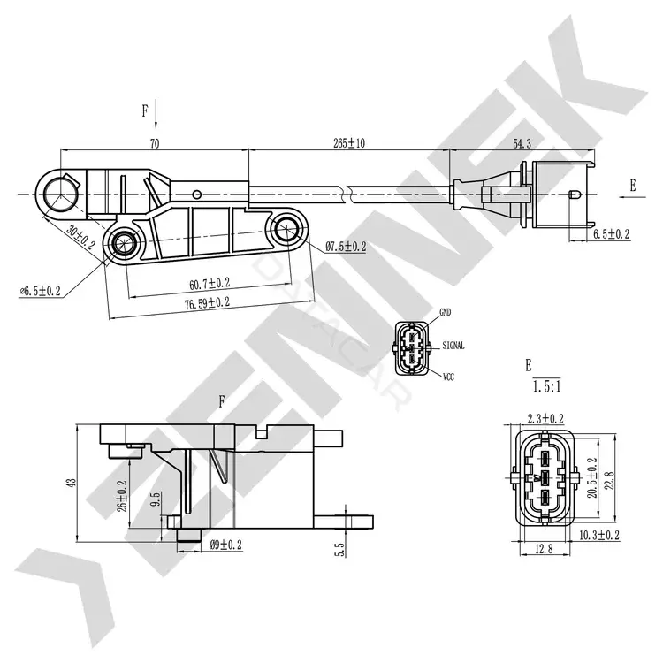 Датчик коленвала ZENNEK DCS0125