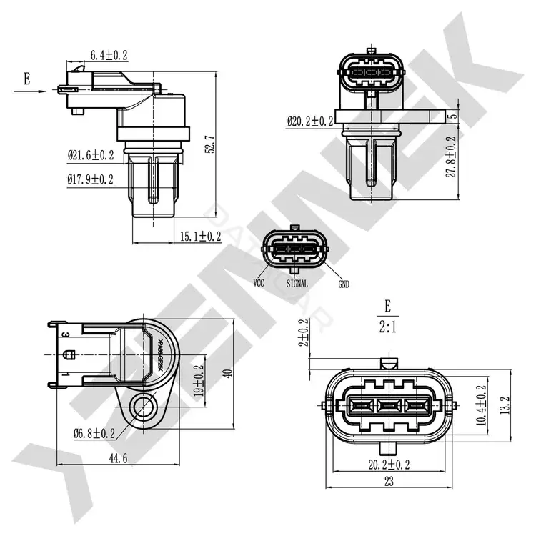 Датчик коленвала ZENNEK DCS0166