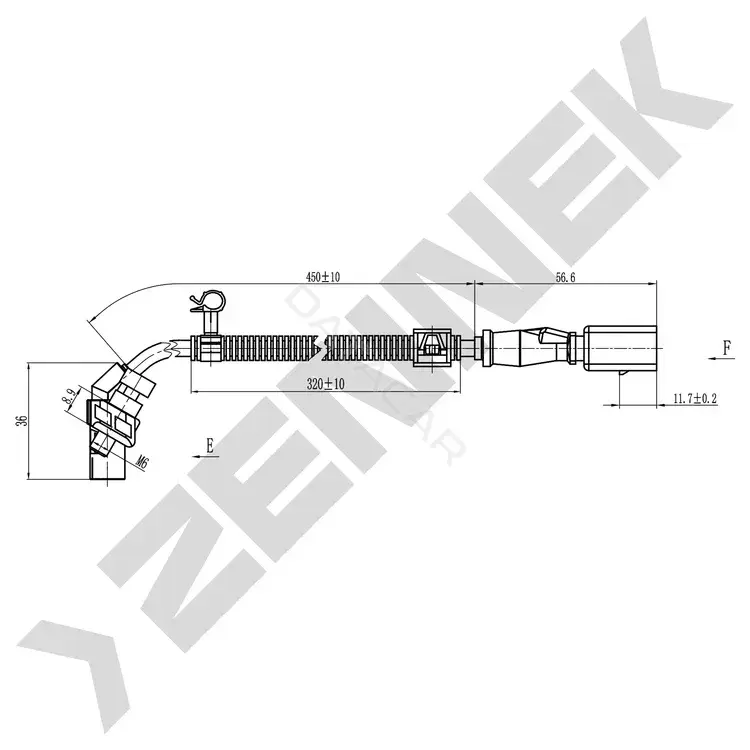 Датчик коленвала ZENNEK DCS0247