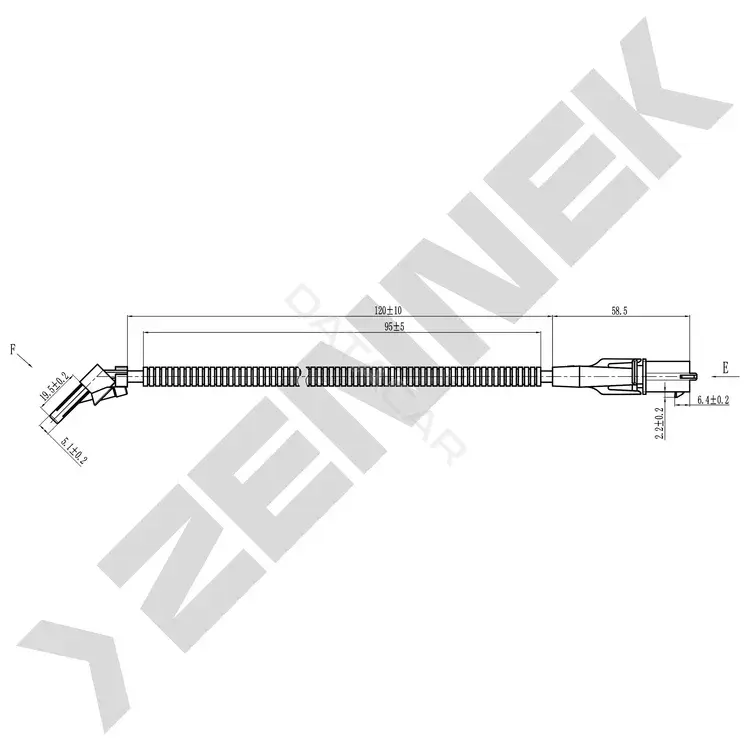 Датчик коленвала ZENNEK DCS0254