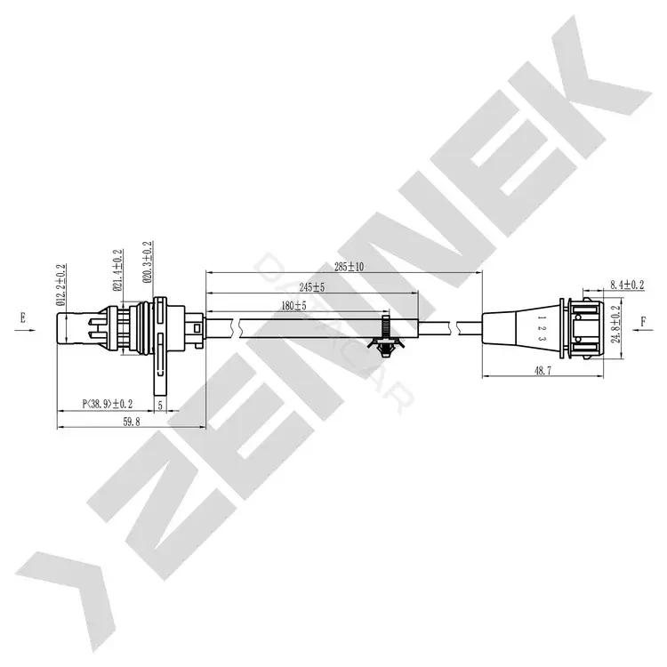 Датчик коленвала ZENNEK DCS0256