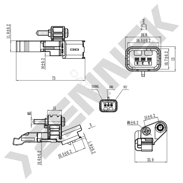 Датчик коленвала ZENNEK DCS0262