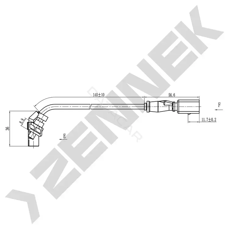 Датчик коленвала ZENNEK DCS0273