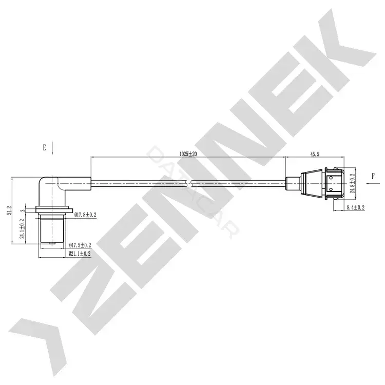 Датчик коленвала ZENNEK DCS0288
