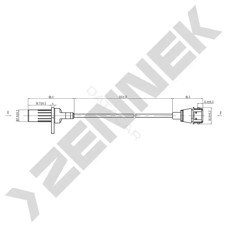 Датчик коленвала ZENNEK DCS0403