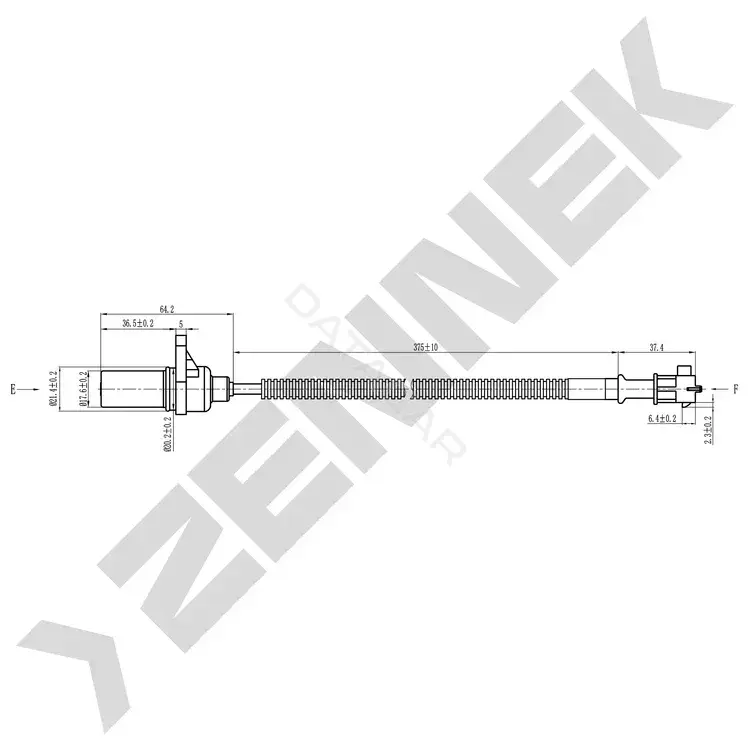 Датчик коленвала ZENNEK DCS0404