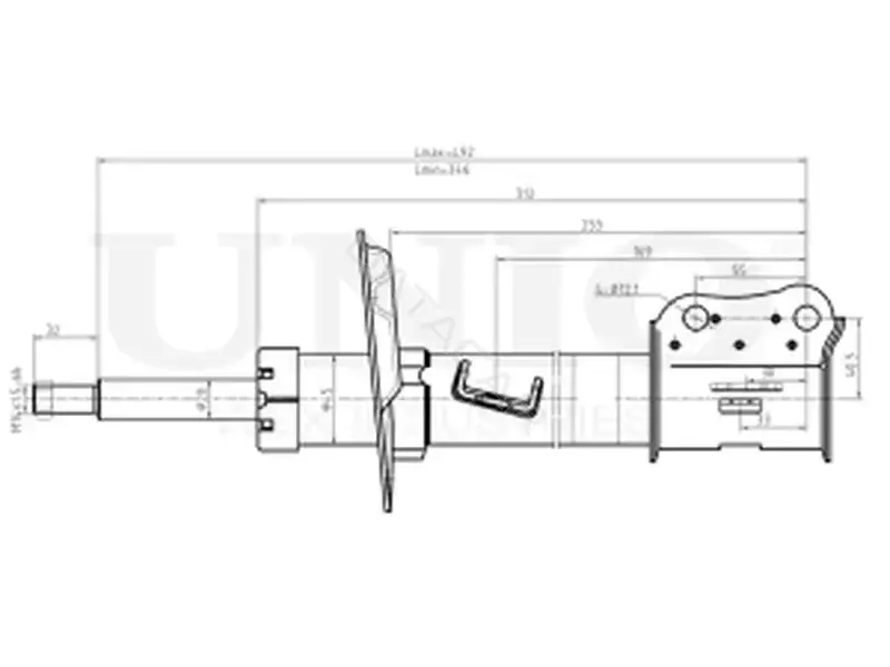 Амортизаторы UNIO SAB-10261