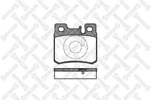 Тормозные колодки STELLOX 293020B-SX