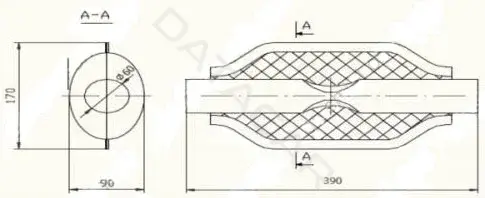 Пламегаситель POLMOSTROW 00.22