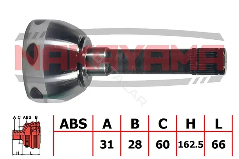 Шрус NAKAYAMA NJ492NY