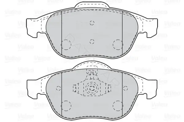 Тормозные колодки VALEO 302096