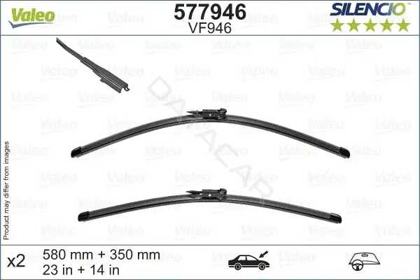 Щетки стеклоочистителя VALEO 577946