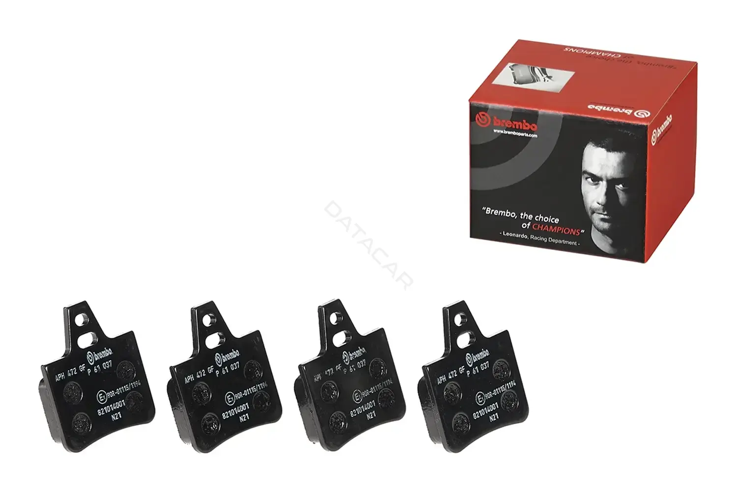 Тормозные колодки BREMBO P61037