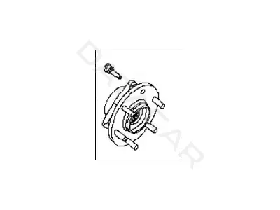 Подшипник ступицы NISSAN 40202-3JK1D