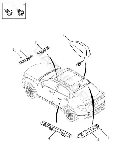 Антенна GEELY 7092003200
