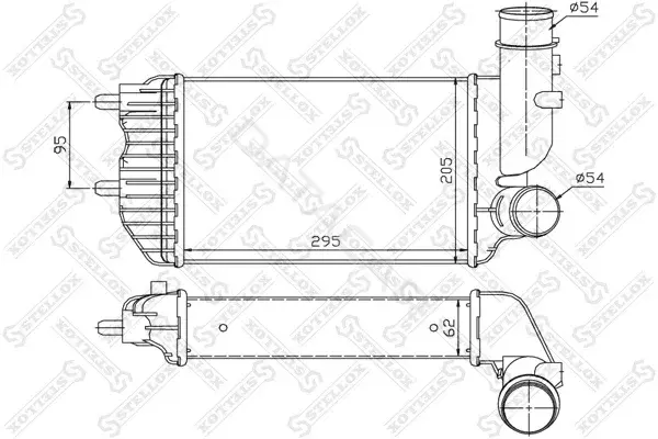 Интеркулер STELLOX 10-40080-SX