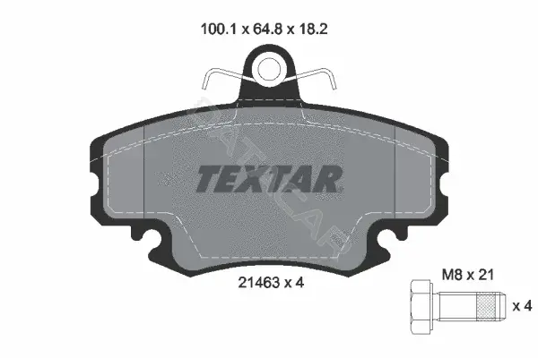 Тормозные колодки TEXTAR 2146306