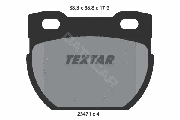 Тормозные колодки TEXTAR 2347103