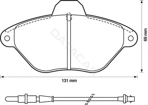 Тормозные колодки Bendix 571756B