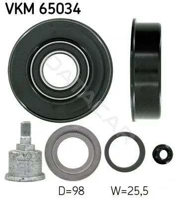 Ролик ремня генератора SKF VKM65034