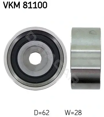 Ролик обводной ремня грм SKF VKM81100