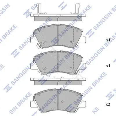 Тормозные колодки Hi-Q SP1399A